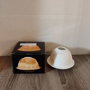 Starlight Glowing Ceramic Candleholder